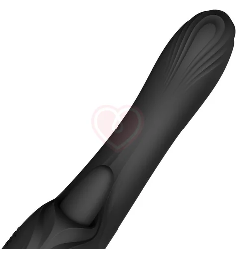 Пульсирующий вибратор с язычком для клитора Zalo Ares чёрный фото 3