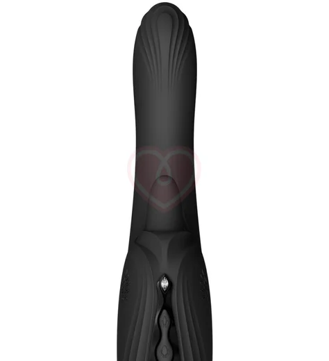 Пульсирующий вибратор с язычком для клитора Zalo Ares чёрный фото 5
