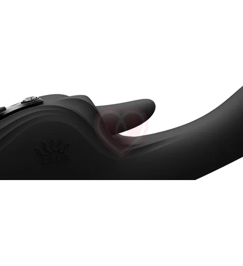 Пульсирующий вибратор с язычком для клитора Zalo Ares чёрный фото 6