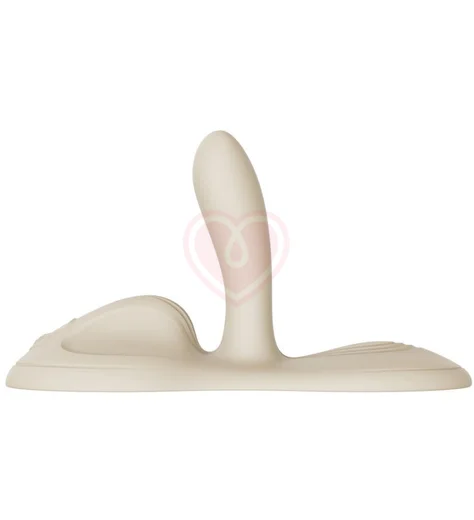 Вибрирующая подушка с функцией нагрева Zalo Flora белая фото 2