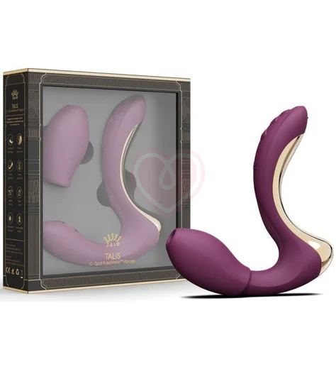 Вибратор с насадкой для вакуумной стимуляции Zalo Talis фиолетовый фото 10