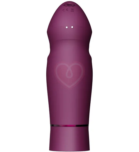 Секс-машина со сменными насадками и функцией нагрева Zalo Sesh фиолетовая фото 5