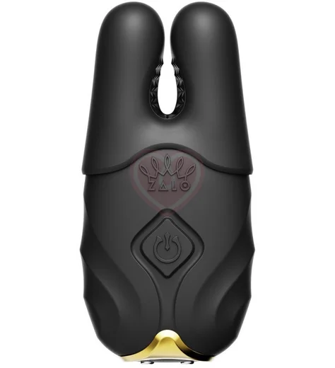 Зажимы для сосков с вибрацией Zalo Nave чёрные фото 5