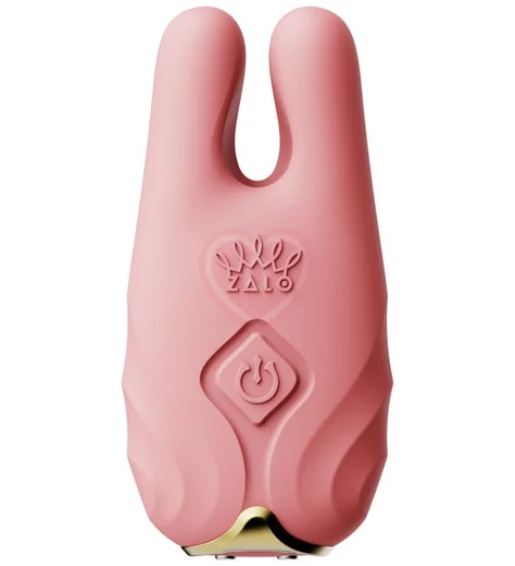 Зажимы для сосков с вибрацией Zalo Nave розовые фото 3