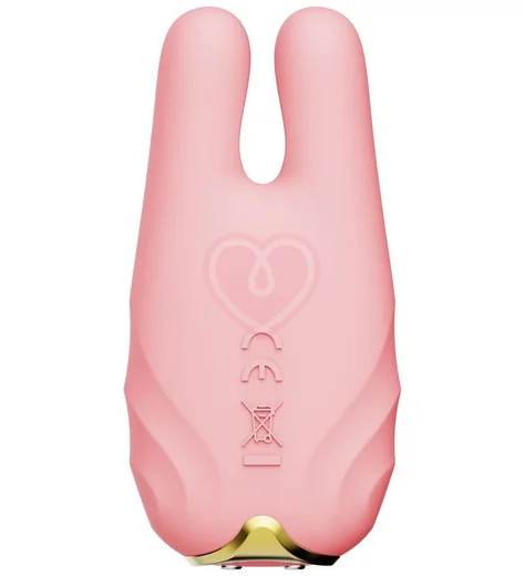 Зажимы для сосков с вибрацией Zalo Nave розовые фото 4