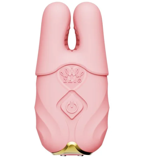Зажимы для сосков с вибрацией Zalo Nave розовые фото 5