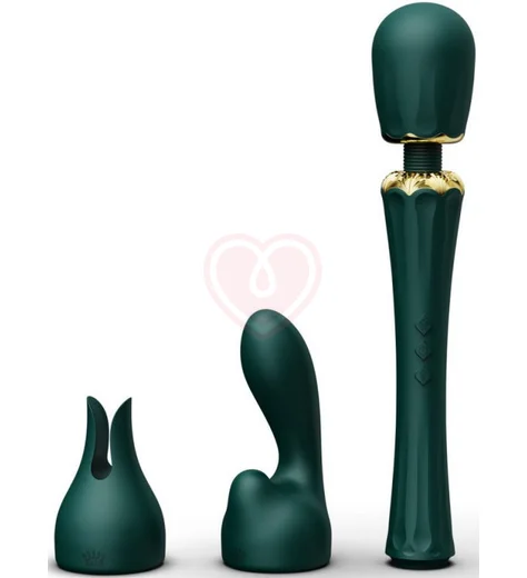 Массажёр со съёмными насадками Zalo Kyro зелёный фото 1