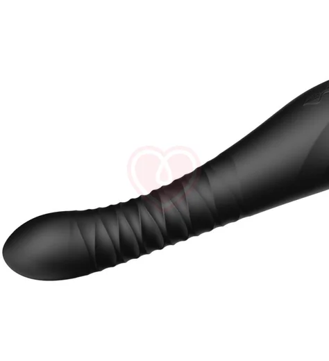 Пульсирующий вибратор с дистанционным управлением  Zalo King чёрный фото 7