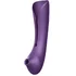 Вибратор с пульсирующей головкой и насадкой для вакуумной стимуляции Zalo Queen фиолетовый фото 4