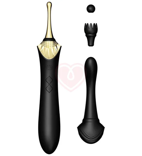 Точечный массажёр со сменными насадками Zalo Bess чёрный фото 1