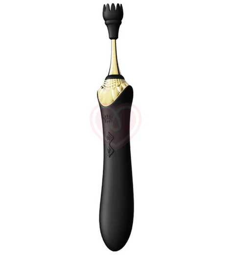 Точечный массажёр со сменными насадками Zalo Bess чёрный фото 7