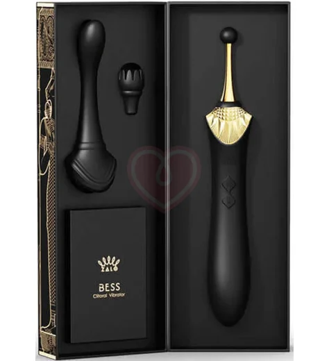 Точечный массажёр со сменными насадками Zalo Bess чёрный фото 9