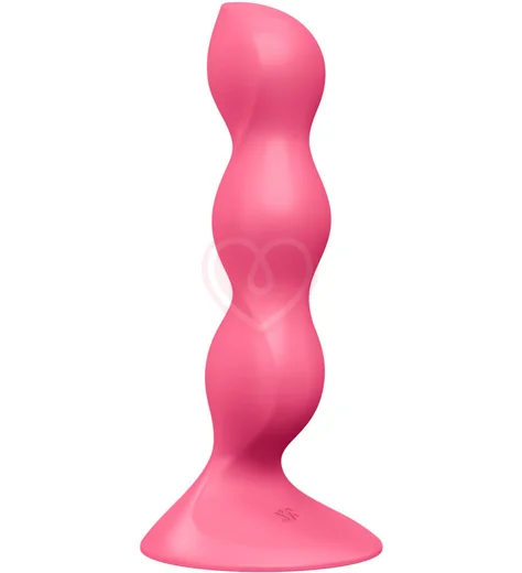 Фаллоимитатор с утяжелёнными шариками Satisfyer Triple Ball-R красный фото 1