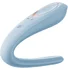Вибратор для пар Satisfyer Double Classic голубой фото 1