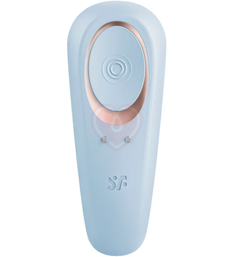Вибратор для пар Satisfyer Double Classic голубой фото 3