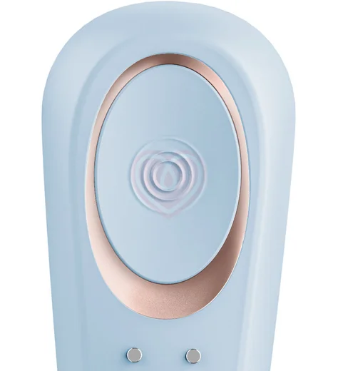 Вибратор для пар Satisfyer Double Classic голубой фото 5