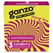 Презервативы для продления полового акта Ganzo Long Love 3 шт