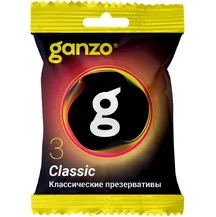 Классические презервативы Ganzo Classic 3 шт саше