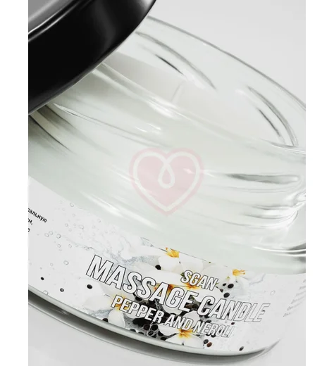 Массажная свеча Sgan перец и нероли 50 мл фото 3