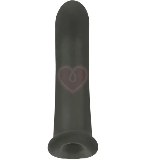 Насадка удлинитель с отверстием для мошонки Lola Games Super Hero Titan чёрный фото 2