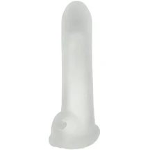 Насадка-удлинитель с отверстием для мошонки Lola Games Super Hero Titan белая