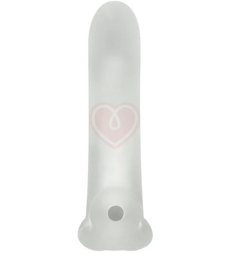 Насадка-удлинитель с отверстием для мошонки Lola Games Super Hero Titan белая фото 3