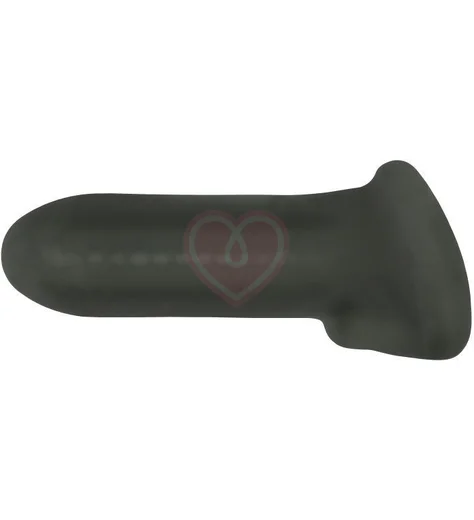 Насадка-удлинитель с отверстием для мошонки Lola Games Super Hero Striker чёрная фото 5