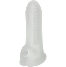 Насадка-удлинитель с отверстием для мошонки Lola Games Super Hero Striker белая