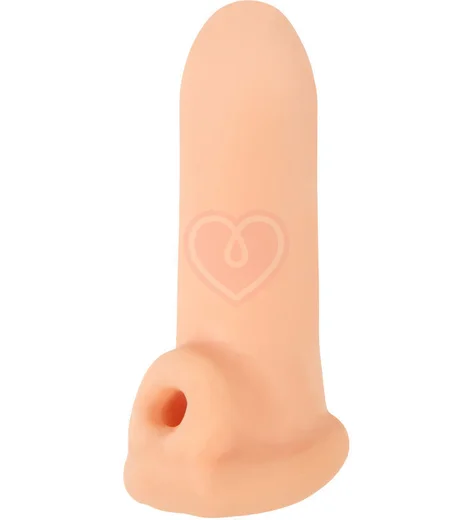 Насадка-удлинитель с отверстием для мошонки Lola Games Super Hero Striker телесная фото 1