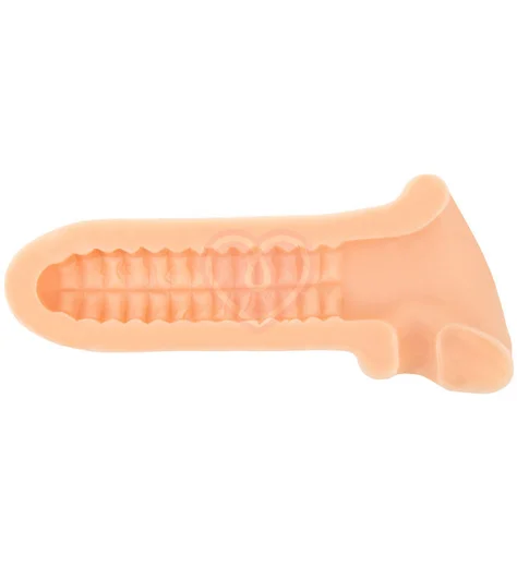 Насадка-удлинитель с отверстием для мошонки Lola Games Super Hero Striker телесная фото 4