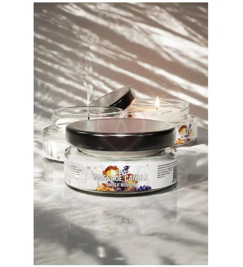 Массажная свеча Sgan янтарный мусс 50 мл фото 4