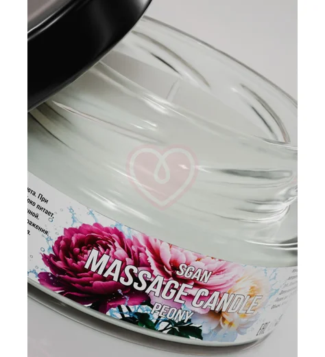 Массажная свеча Sgan цветущий пион 50 мл фото 2
