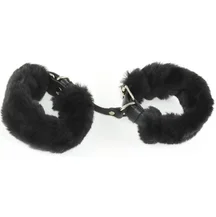 Наручники Sitabella Lite с черным мехом