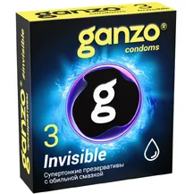Супертонкие презервативы Ganzo Invisible 3 шт