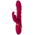 Вибратор с двигающимися кольцами Jos Tenty бордовый фото 1