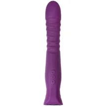 Гибкий вибратор с ребристой поверхностью Flovetta Lupin фиолетовый