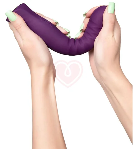 Гибкий вибратор с ребристой поверхностью Flovetta Lupin фиолетовый фото 6