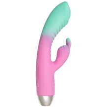 Вибратор-кролик со стимуляцией зоны G Flovetta Orchid мятно-розовый