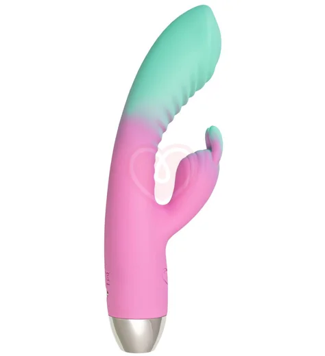 Вибратор-кролик со стимуляцией зоны G Flovetta Orchid мятно-розовый фото 1