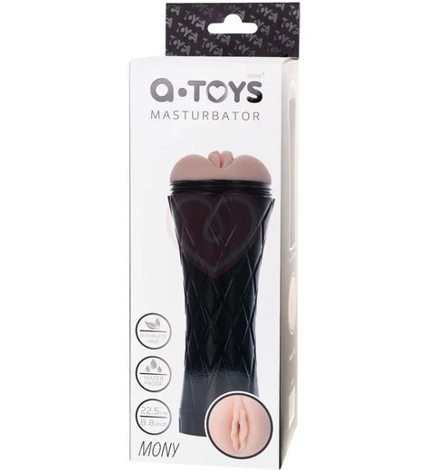 Мастурбатор вагина в колбе A-Toys by Toyfa Mony телесный фото 5