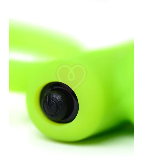 Эрекционное кольцо с вибропулей A-Toys by Toyfa Flik зеленое фото 3