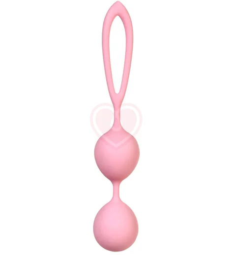 Вагинальные шарики со смещённым центром тяжести A-Toys by Toyfa Rai пудрово-розовые фото 1
