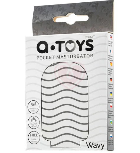 Мастурбатор A-Toys by Toyfa Pocket Wavy белый фото 6