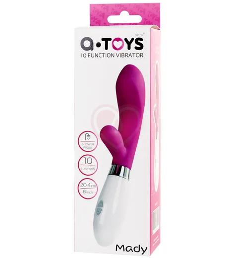 Вибратор-кролик A-Toys by Toyfa Mady розовый фото 6