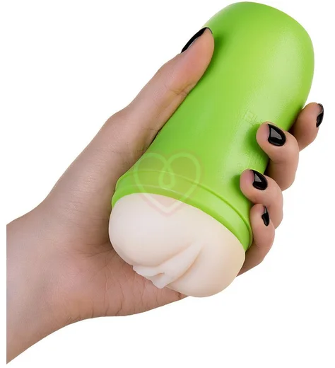Мастурбатор вагина A-Toys by Toyfa Crista в зелёном корпусе фото 4