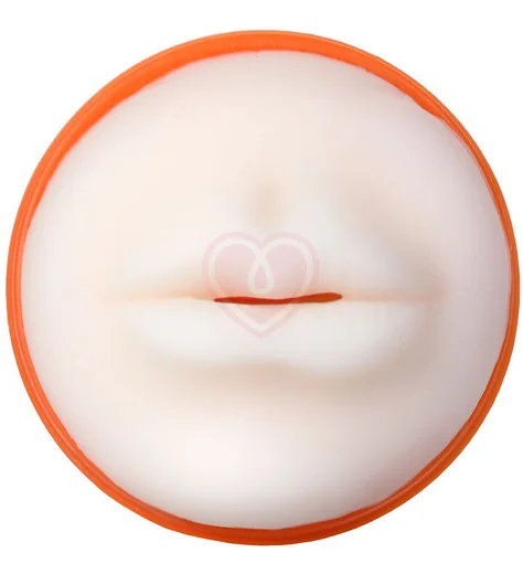 Мастурбатор ротик A-Toys by Toyfa Nilla в оранжевом корпусе фото 1