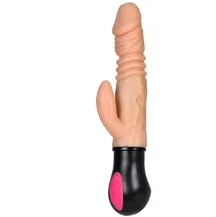 Вибратор-кролик с ротацией и нагревом A-Toys by Toyfa Hot shot телесный