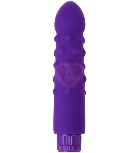Вибратор с пупырышками A-Toys by Toyfa Dowk фиолетовый фото 1