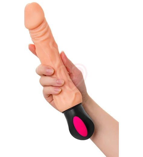 Реалистичный вибратор с подогревом A-Toys by Toyfa Cocksman телесный фото 3