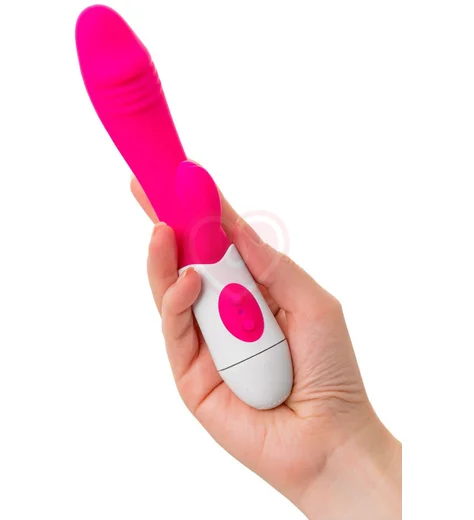 Вибратор-кролик с реалистичной головкой A-Toys by Toyfa Area розовый фото 4